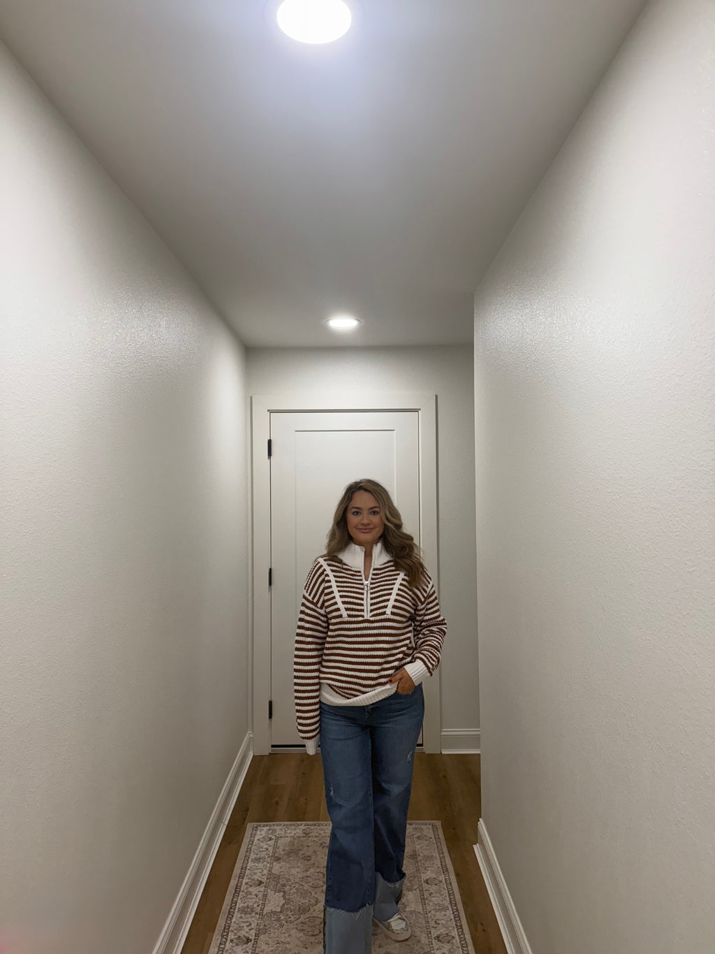 Khaki Zip Up