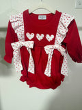 Red Heart Ruffles