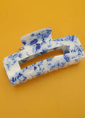 Vintage Toile Rectangle Claw Clip