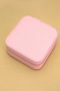 JEWELRY ORGANIZER TRAVEL BOX CASE | 40P532: LT Pink